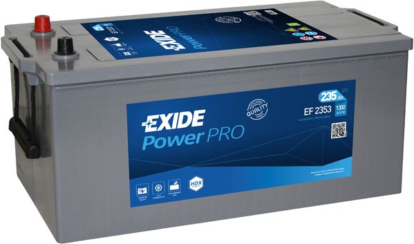 Obrázok Batéria EXIDE PowerPRO 12V/235Ah/1300A